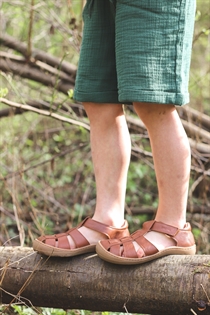 BIRKHOLM Muslin Shorts Platan Grøn