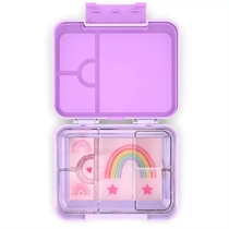 MUM MADE YUM Bento Madkasse Large Lilla Regnbue