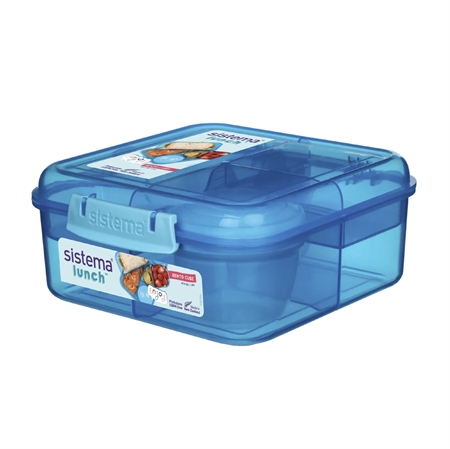 SISTEMA Madkasse Bento Cube 1.25L Blue