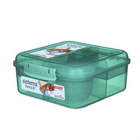 SISTEMA Madkasse Bento Cube 1.25L Blue