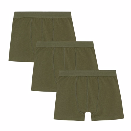 BIRKHOLM 3-Pak Boxershorts Army Grøn