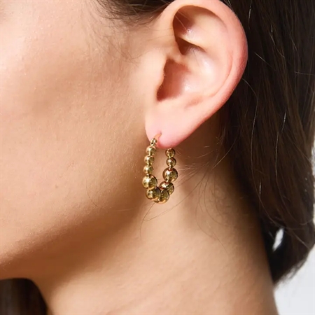 ELINE L'ATELIER Kuglebøjleørering Guld