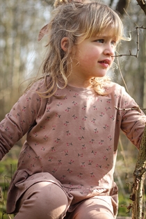 BIRKHOLM Peplum Bluse Kirsebær