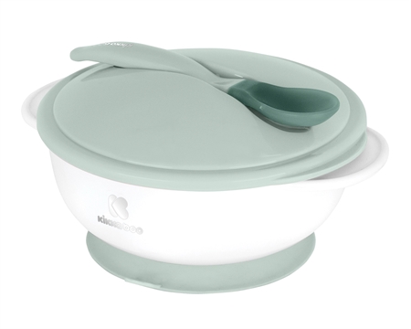 KIKKABOO Skål Med Sugekop Grøn