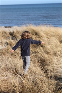 BIRKHOLM Fleecetrøje Navy Blå
