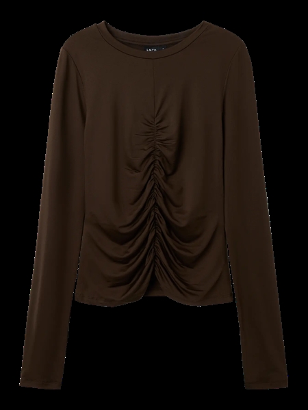 LMTD Bluse Dinci Chocolate Brown