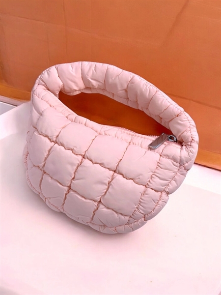 ELINE L'ATELIER Quiltet Håndtaske Rosa