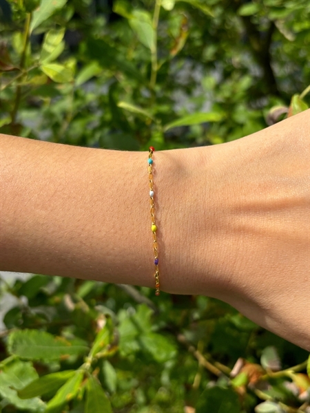 ELINE L\'ATELIER Perle Armbånd Forgyldt