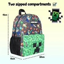 FRINGOO Minecraft Skoletaske