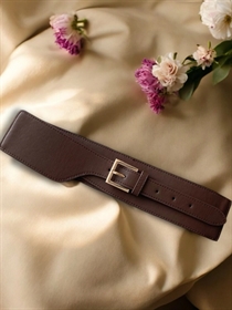 ELINE L\'ATELIER Bredt Taljebælte Brun