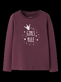 NAME IT Bluse Olinias Mauve Wine
