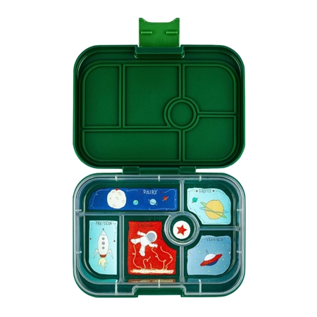 YUMBOX Madkasse 6-Rum Grøn Rocket