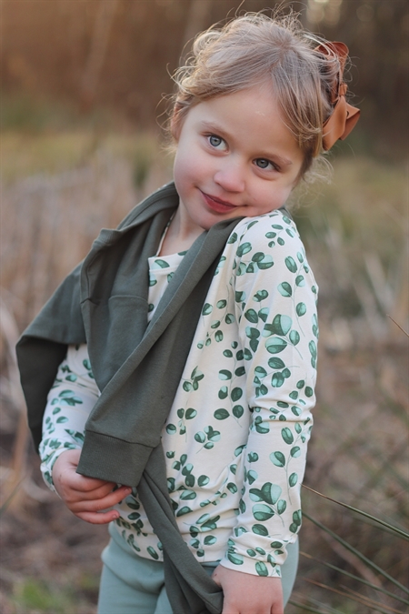 BIRKHOLM Bluse Grønne Blade