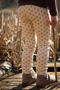 BIRKHOLM Rib Leggings Havtorn