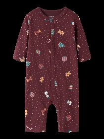 NAME IT Jule Natdragt Vismas Burgundy