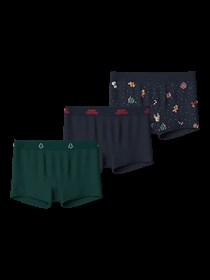 NAME IT 3-Pak Boxer Shorts Vismas Gaveæske Navy Blazer
