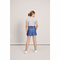 NAME IT Bindebånd Denim Shorts Takaren Blue