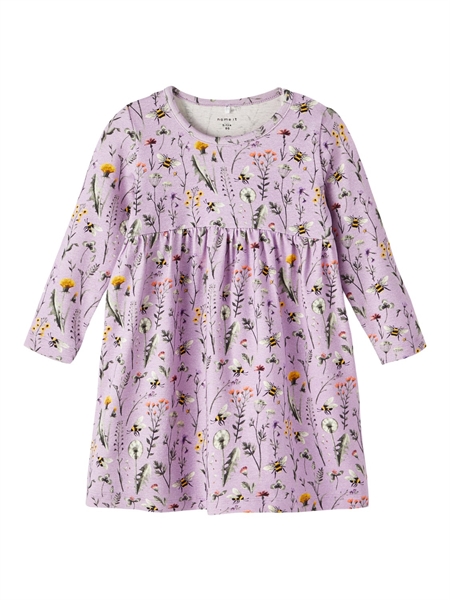 Name It Hubine Blomster Kjole - Orchid Bloom