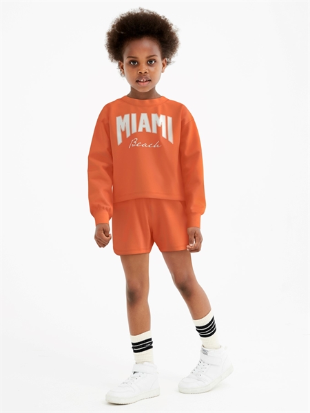 Name It Vanita Sweat Shorts - Coral Rose