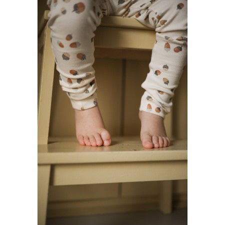 BIRKHOLM Rib Leggings Nødder