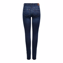 ONLY High Waist Skinny Jeans Paola Blue