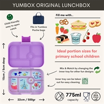 YUMBOX Madkasse 6-Rum Lilla Paris