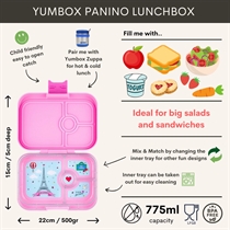 YUMBOX Madkasse 4-Rum Pink Paris