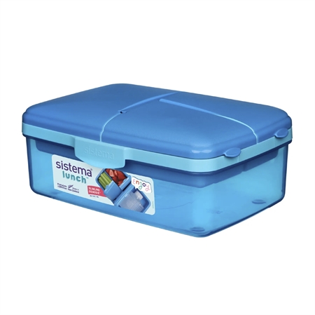 SISTEMA Madkasse Slimline Quaddie 1.5L Blue billede