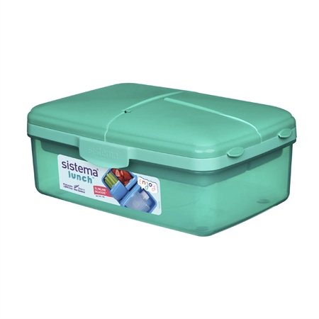 SISTEMA Madkasse Slimline Quaddie 1.5L Blue