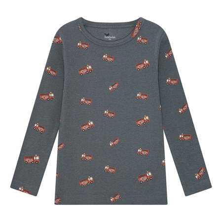 BIRKHOLM Rib Bluse Brandbiler