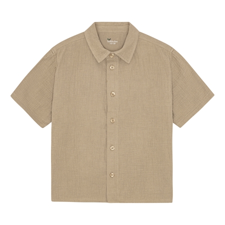 BIRKHOLM Muslin Skjorte Kashmir Brun