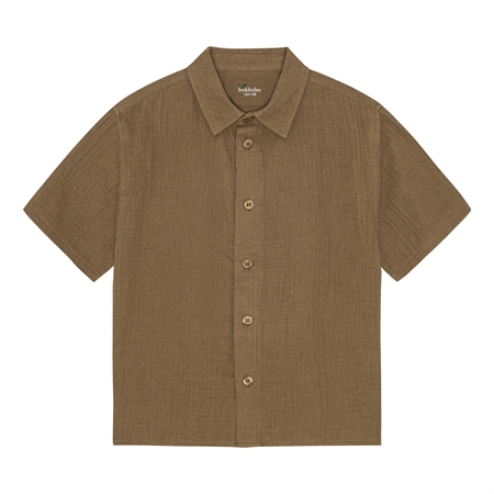 BIRKHOLM Muslin Skjorte Teak Brun