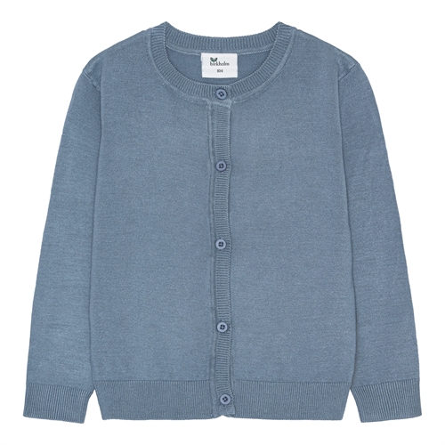 BIRKHOLM Strik Cardigan Støvet Blå