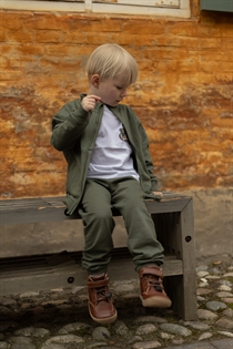 BIRKHOLM Sweat Cardigan Oliven Grøn