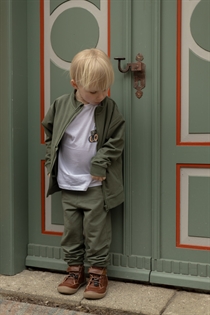 BIRKHOLM Sweat Cardigan Oliven Grøn