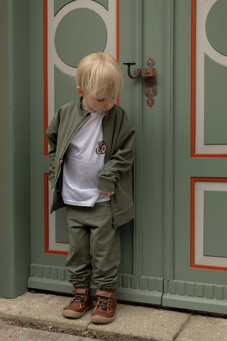 BIRKHOLM Sweat Cardigan Oliven Grøn
