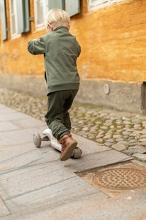 BIRKHOLM Sweat Cardigan Oliven Grøn