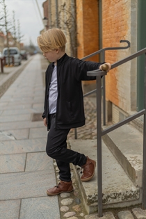 BIRKHOLM Sweat Cardigan Midnat Sort