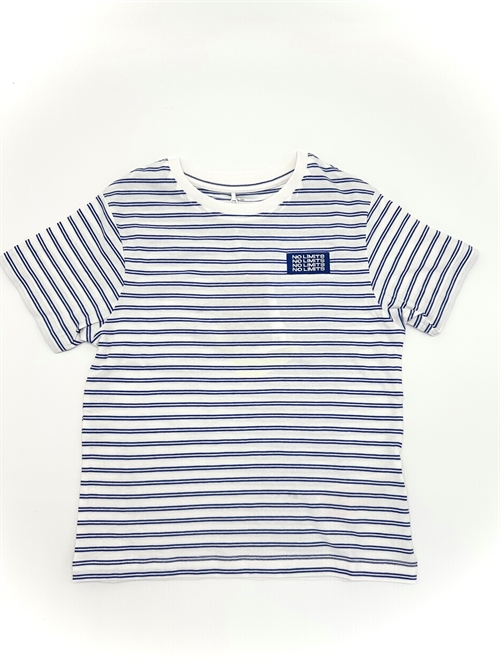 Name It T-shirt - NkmKristian - Wispy Clouds/Deep Ultramarine