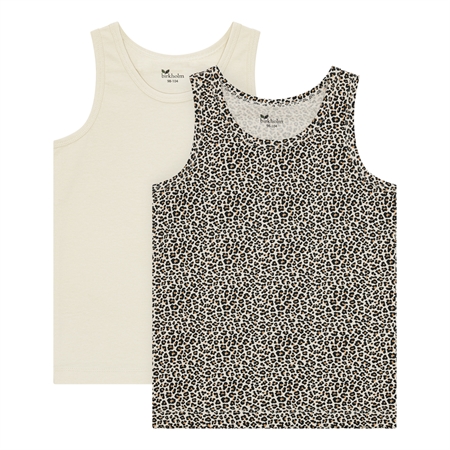 BIRKHOLM 2-Pak Tanktops Leopard