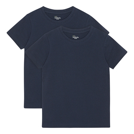 BIRKHOLM 2-Pak T-shirts Mørk Blå