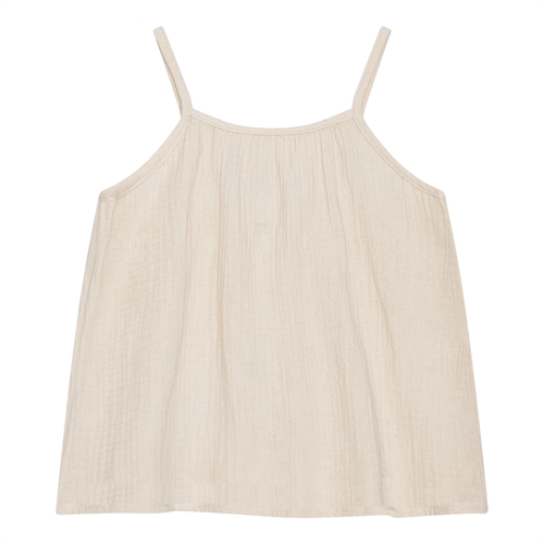 BIRKHOLM Muslin Top Natur Beige