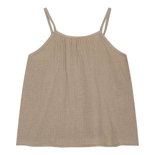 BIRKHOLM Muslin Top Kashmir Brun