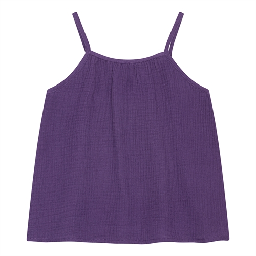 BIRKHOLM Muslin Top Vindrue Lilla