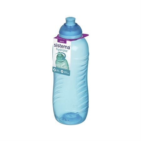 SISTEMA Drikkedunk Twist n' Sip 460ml Blue billede